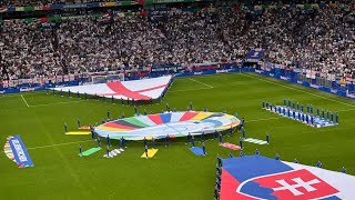 England National Anthem! England vs Slovakia! EURO2024