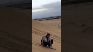 Sandboarding in Siwa