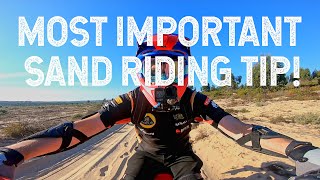 Most important motorcycle sand riding tip! + Honda CRF300L: Oil change, Fox V3, Leatt Velocity