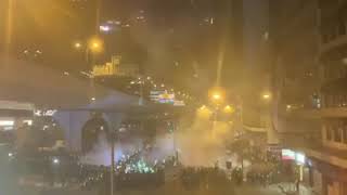 20190721 警察現場發放多枚催淚彈(轉載) hong kong protest, police shoot tear gas