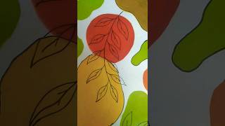 leaf magic🍁🍀🌿💛 #youtubeshorts #shortvideo #youtube #doodle #shorts  #shortsvideo #instagram #art 🍁🍀