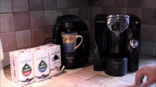 Our review of the Tassimo T55 single serve coffee maker.