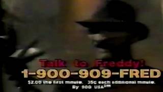 Freddy Krueger 900 number calls