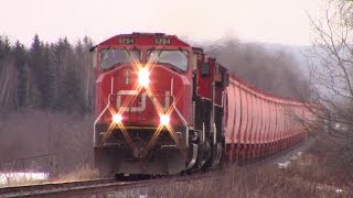 CN 5794 West, Daylight Potash Train 01-24-2015