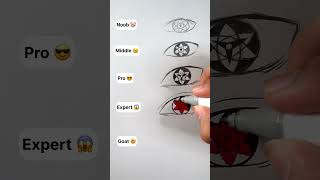 How to Draw Mangekyou Sharingan #shorts