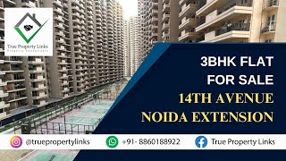 14th Avenue | Gaur City 2 | ☎8860188922 | 3BHK Flat for Sale in Noida Extension | 1300sqft