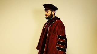 How to wear your UT Austin Doctoral Regalia