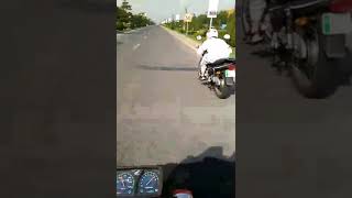 YBR G vs Ravi Piaggio swapped with Derbi 150 engine. Drag Race