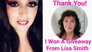 I Won A Giveaway From Lisa Smith ♡