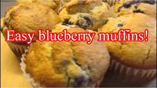 Easy blueberry muffins yummy! #genelyskitchen