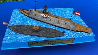 Battle of the Ironclads, Monitor & Merrimack, (CSS Virginia) Atlantis models.