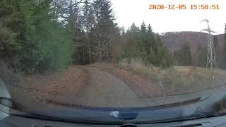 Driving on DJ103A (Vama Buzaului - Dalghiu - Zizin) - Fast Forward / Timelapse