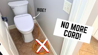 How To Easily Install An Outlet for a Bidet Behind the Toilet