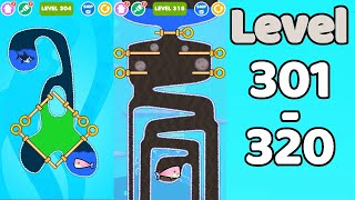 Save the Fish walkthrough Level 301 - 320 | Mronger