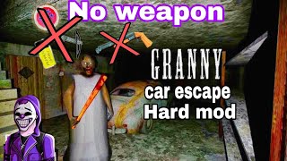 granny chapter 1 car escape no weapon key challenge 😱 granny 1 car escape no weapon key