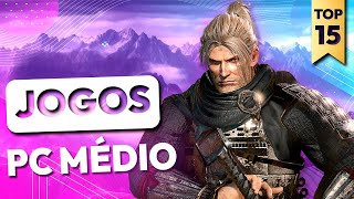 🥇TOP 15 MELHORES JOGOS PC MÉDIO EM 2024 ( MEUS PREFERIDOS!)