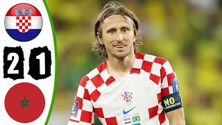 Хорватия vs Марокко 2:1 Обзор Матча | Опасные Моменты и Голы 2022 HD