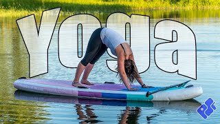 SUP YOGA with Hannah on Outdoor Master Stand-Up Paddleboard