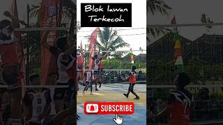 Blok lawan terkecoh #volleyballmatch #volleyballshorts #volleyballplayer