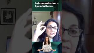 Understand the difference between Mindfulness and Concentration. #innerawareness #shorts #trending