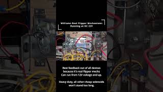 Visual Pinball - Feedback Devices Comparison: Real flippers vs Contactors vs Solenoids.