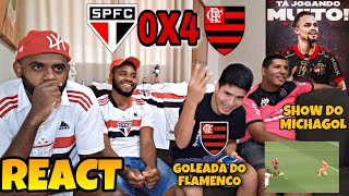 HUMILHAÇÃO NO MORUMBI 😡 | REACT: São Paulo 0x4 Flamengo