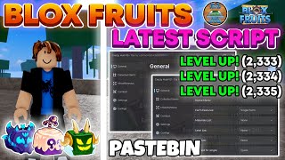 BLOX FRUITS Script Pastebin 2024 AUTO FARM | SMOOTH | MAGNET | FAST ATTACK | AUTO RAID (NO KEY)