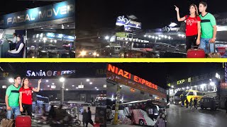 Night View Tour Bund Road Bus terminals | Abdullah Travels | Sania Express | Niazi Express |Sky Ways