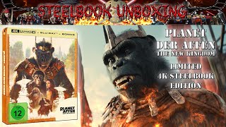 Unboxing - PLANET DER AFFEN: NEW KINGDOM - 4K Steelbook