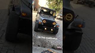 Dh Thar modification off roadbumper. New Thar grill .2020 Thar light Amritsar ph.9888993343