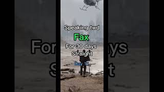 Speaking twd fax for 30 days straight day 11 #shorts #thewalkingdead #tv #fyp