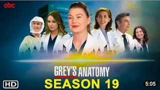 Grey's Anatomy season 19