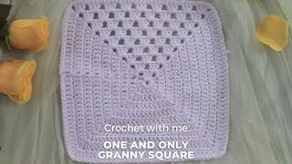 CROCHET - How to crochet a granny square