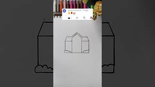 🐥+🌹+🏫 Emoji Combination Drawing @sreebaviart #drawing #easy #emoji #art #creative #trending #short