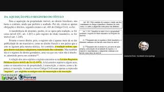 DC5 - 05-05-2021 - AQUISIÇÃO DA PROPRIEDADE - REGISTRO - ACESSÃO - MÓVEL