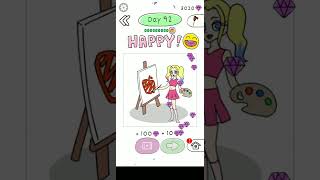 Draw Happy Queen Puzzle Game Level 91 92 93 94 95