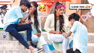 Drinking Prank On Sonam 🤭 || Gone Romantic 😘🥰  Satish Youtuber Prank