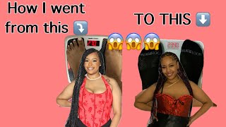 How I lost over 30 pounds 🔥 Tips/ Advice on natural weight loss as a plus size girl