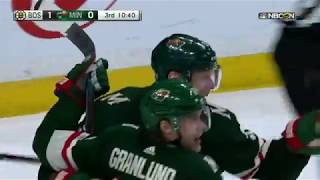 Mikko Koivu capitalizes on lucky bounce to tie it