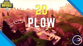 20 Plow - Fortnite Battle Royale Gameplay