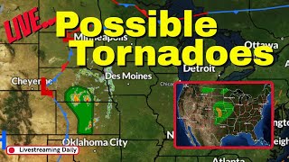 🔴Live: Possible Tornadoes  - Severe Weather Coverage 10-22-24