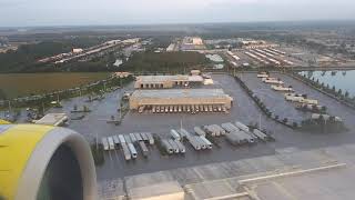 Landing at Orlando International Airport, MCO