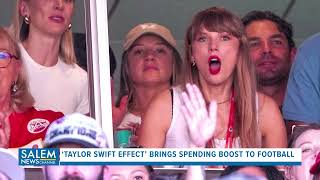 Taylor Swift brings boost to NFL, in many ways