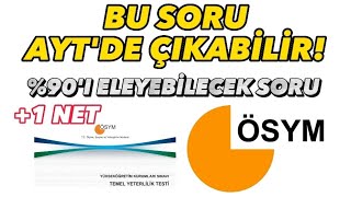 Bu Soru AYT'DE Çıkabilir! %90'ı Eleyebilecek Soru #tyt #yks #ayt