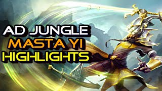 Jungle AD Master Yi - League of Legends Gameplay / Commentary / Highlights