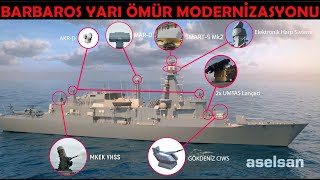 Barbaros Sınıfı Fırkateyn Yarı Ömür Modernizasyonu Sonrası Silahlar ve Sistemler - IDEF 2021