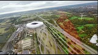 Allianz Arena   Überflug