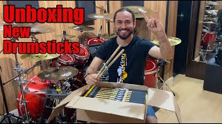 Unboxing New Signature Drumsticks