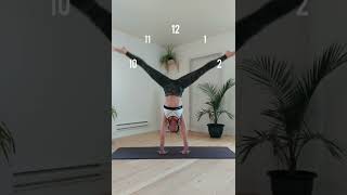 #humanclock #Handstand ⏰.  #shorts