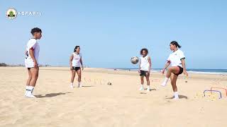 Let’s go ladies 💪Training session 🌊🏖️